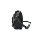 Bolsa Pequena Nylon Preta Alça Transversal